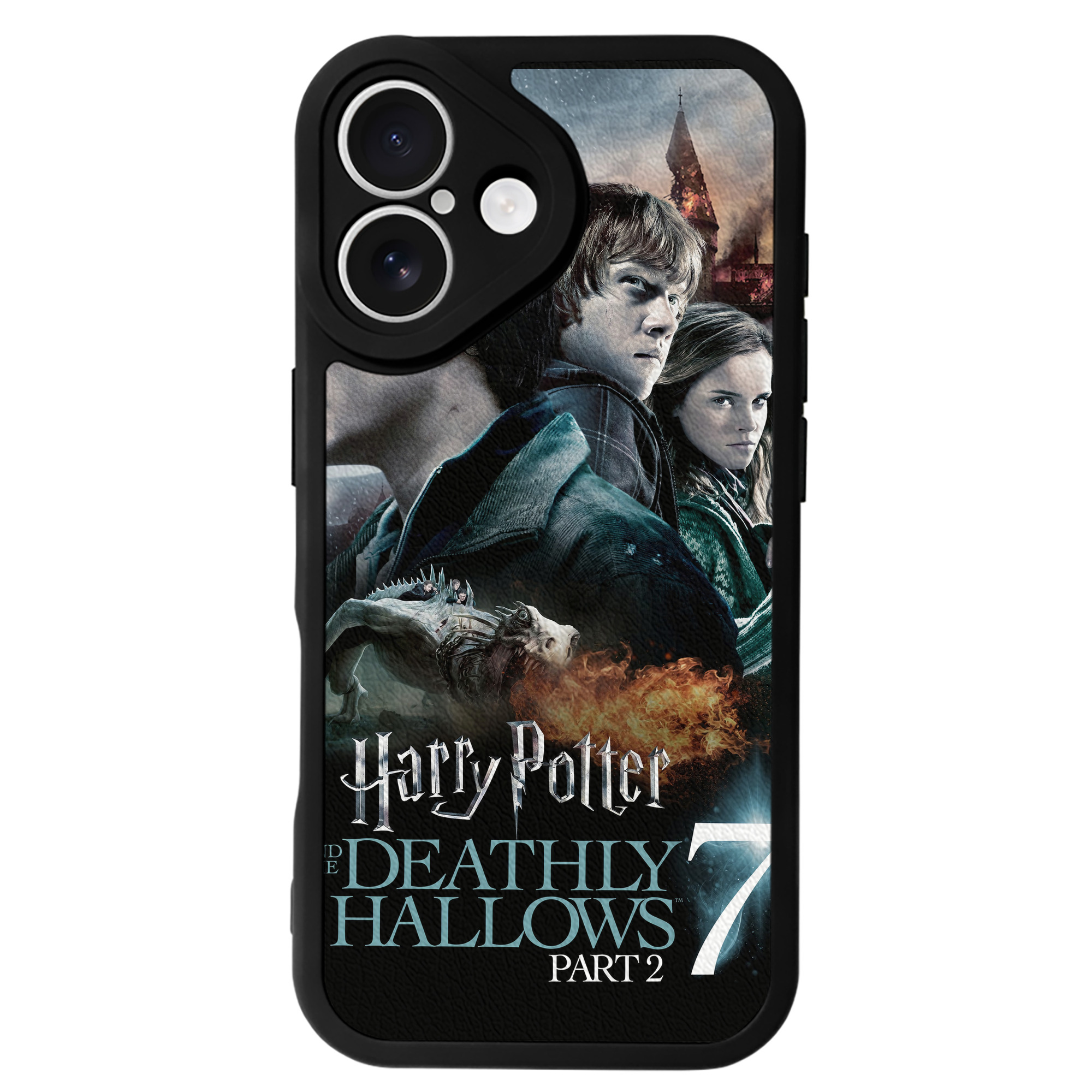 （画像用） Harry Potter ハリー・ポッターシリーズ 【iPhone 16シリーズ対応】シリコンスマホケース（レザー調） 材質：シリコン